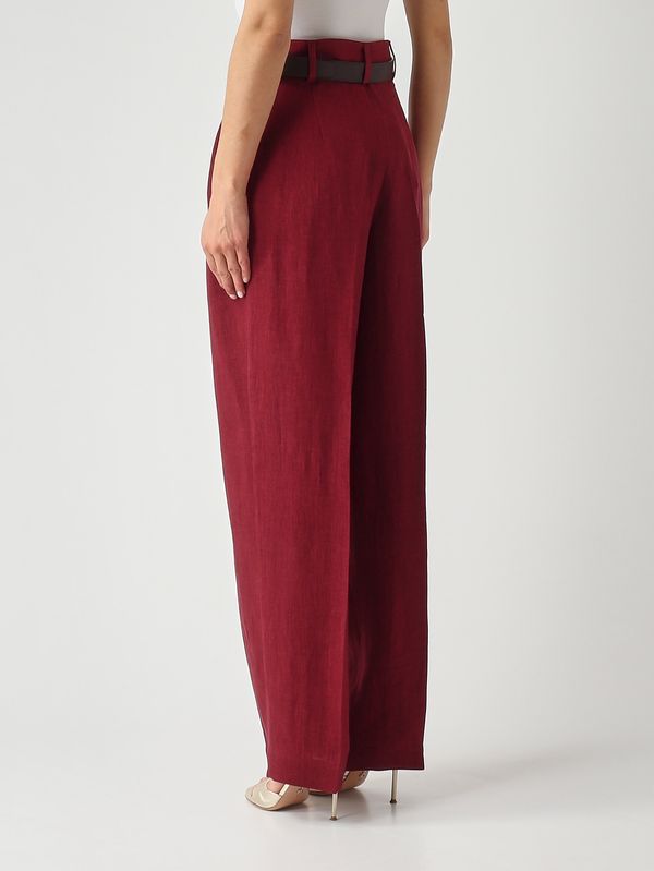 4. Damenhose Sumero aus Leinen Rubin Max Mara Studio 2616131032600