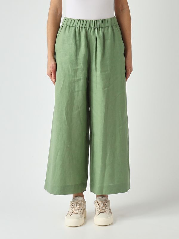 1. Pantalone donna Canneti in lino Salvia MM Max Mara 2616131028600