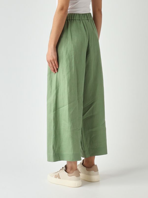 4. Pantalone donna Canneti in lino Salvia MM Max Mara 2616131028600