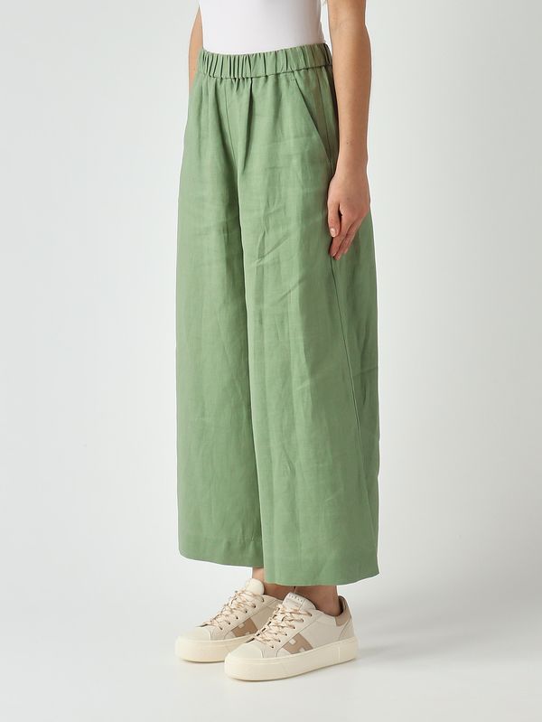 3. Pantalone donna Canneti in lino Salvia MM Max Mara 2616131028600