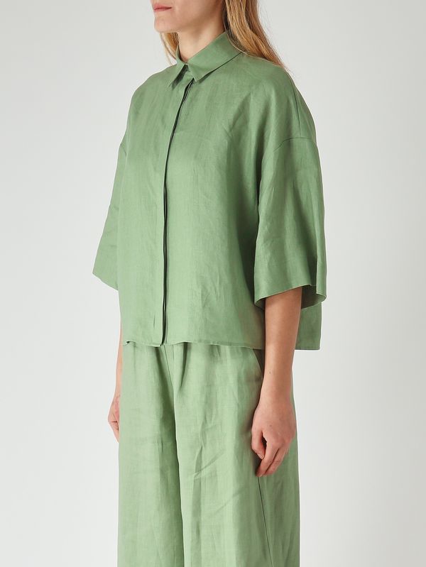3. Chemise femme Rito en lin Sauge MM Max Mara 2616111038600