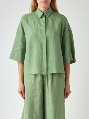 1. Chemise femme Rito en lin Sauge