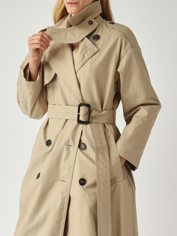 5. Trench donna Tcharme in cotone Cammello Max Mara Studio 2616021021600
