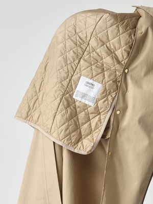 6. Trench donna Tcharme in cotone Cammello