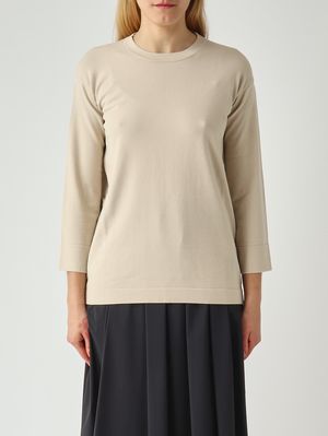 1. Jersey de mujer Foglia en mezcla de viscosa Crudo