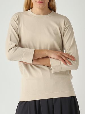 5. Jersey de mujer Foglia en mezcla de viscosa Crudo