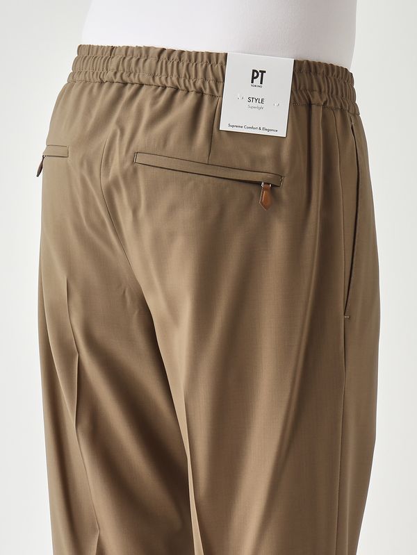 4. Men's Soft trousers in deluxe superlight stretch wool Persimmon PT Torino cotscnza0cl1zi56