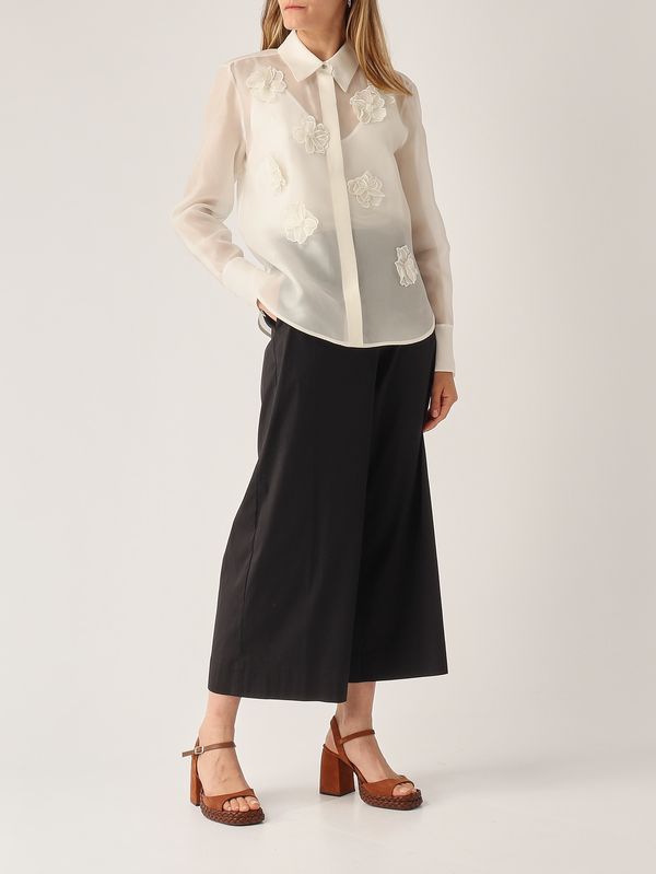 2. Damenbluse Eagi aus Seide Elfenbein Max Mara Studio 2616261013600