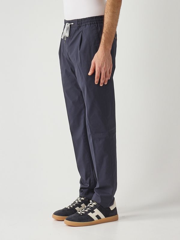 2. Pantalón de hombre Soft en tecno-popelina superligera elástica Azul marino PT Torino cotscnza0cl1vd05