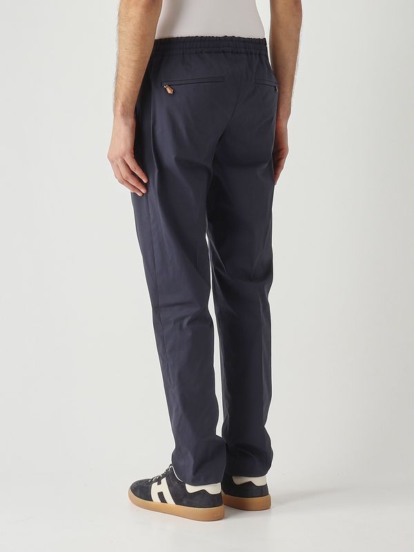 3. Pantalón de hombre Soft en tecno-popelina superligera elástica Azul marino PT Torino cotscnza0cl1vd05