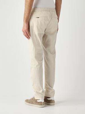 3. Men's Soft trousers in techno poplin superlight stretch Butter