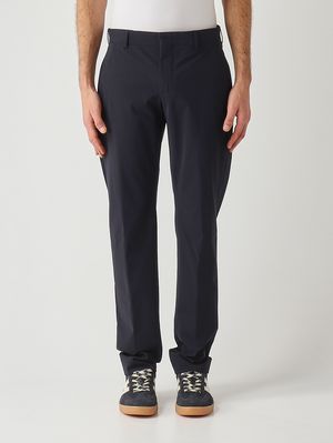 1. Herrenhose Epsilon aus technischem, organischem Stretchgewebe Marineblau