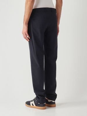 3. Herrenhose Epsilon aus technischem, organischem Stretchgewebe Marineblau