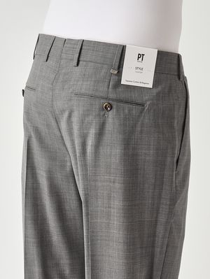 5. Herrenhose Union aus superleichter Deluxe-Wolle Grau