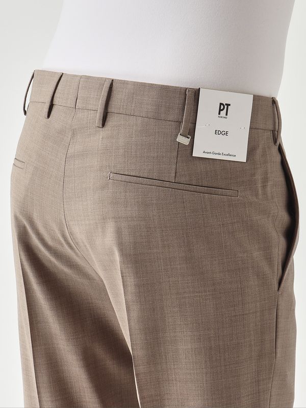 4. Men's Dieci trousers in tropical wavy b-stretch wool Mole PT Torino coafx0z00fwdma27
