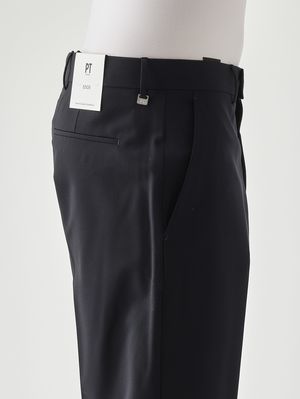 4. Pantalon homme Rebel en laine ondulée tropicale b-stretch Bleu marine