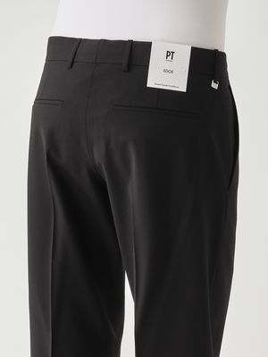 4. Herrenhose Rebel aus gewellter Tropenwolle mit Bi-Stretch Schwarz