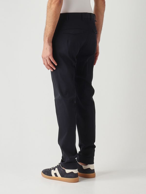 3. Herrenhose Master aus Baumwolle und Seide mit Stretch Marineblau PT Torino coasmaz00cl1sd80
