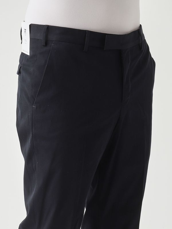 4. Herrenhose Master aus Baumwolle und Seide mit Stretch Marineblau PT Torino coasmaz00cl1sd80