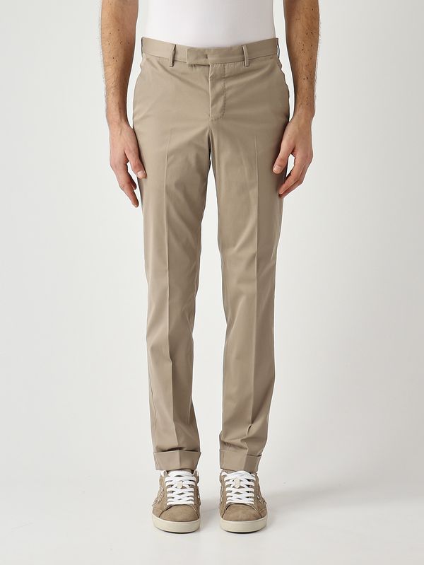 1. Pantalon homme Master en coton et soie extensible Taupe PT Torino coasmaz00cl1sd80