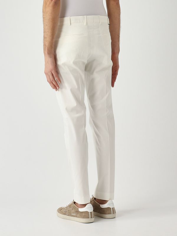 3. Men's Dieci trousers in luxury stretch cotton White PT Torino coasx0z00fwdnu68