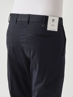 4. Pantalon homme Dieci en coton extensible de luxe Bleu marine