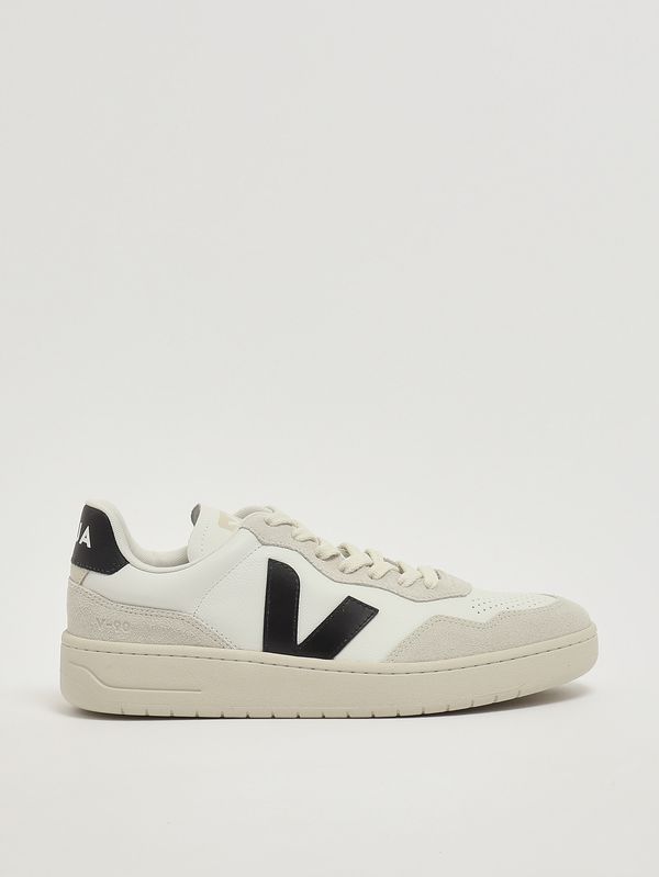 1. Herren-Sneaker V-90 aus O.T.-Leder Schwarz-Weiß Veja vd2021061