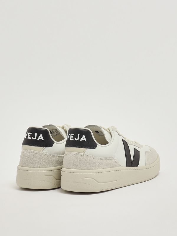 3. Herren-Sneaker V-90 aus O.T.-Leder Schwarz-Weiß Veja vd2021061