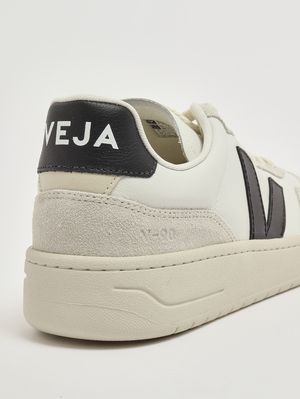5. Herren-Sneaker V-90 aus O.T.-Leder Schwarz-Weiß