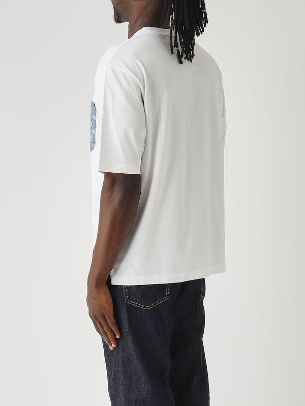 4. Camiseta de hombre de jersey de algodón Blanco Dsquared2 s74gd1554d20106