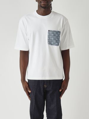 1. Camiseta de hombre de jersey de algodón Blanco