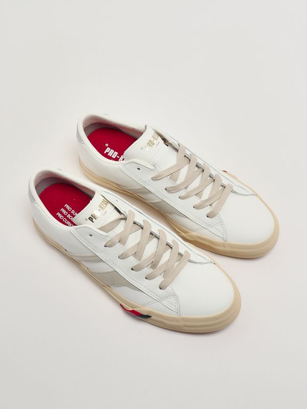 PRO-Keds Royal Hi Classic Canvas - Scarpe Da Ginnastica Uomo In Tela, Colore Bianco