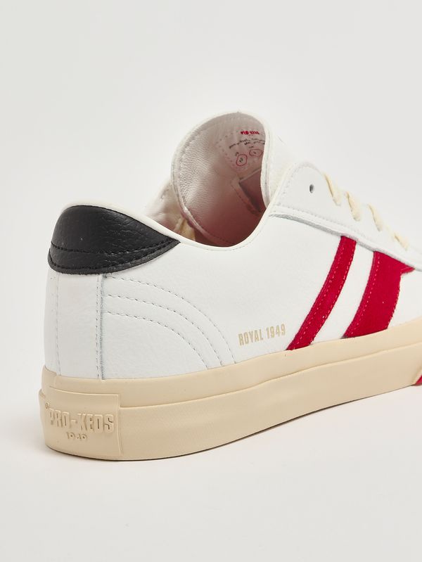 5. Royal Classic leather sneakers White-Red Pro-Keds 1949 rc226slmls