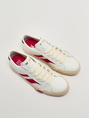 2. Royal Classic leather sneakers White-Red