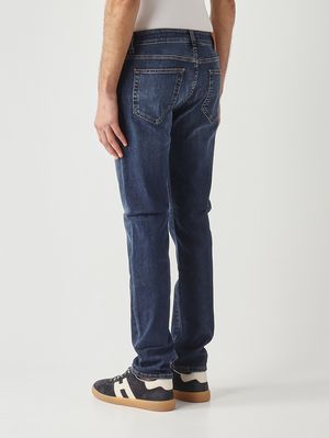 3. Herrenjeans Swing aus 10 oz Stretch-Baumwoll-Denim Denimblau