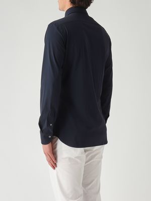 3. Camisa de hombre de tejido técnico Azul marino