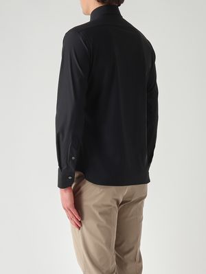 4. Camicia uomo in tessuto tecnico Nero