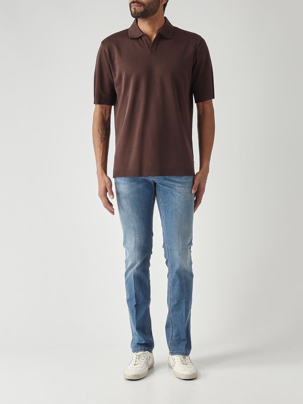 2. Jeans uomo in cotone stretch Denim Fay ntm8752196lzed