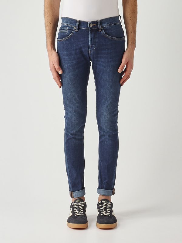 1. Jeans uomo George in misto cotone stretch Denim Scuro Dondup up232ds0389umd5