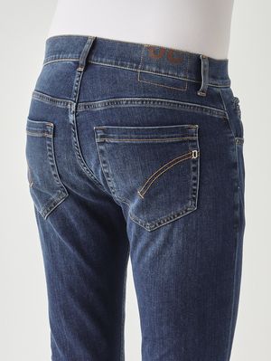 4. Jeans uomo George in misto cotone stretch Denim Scuro