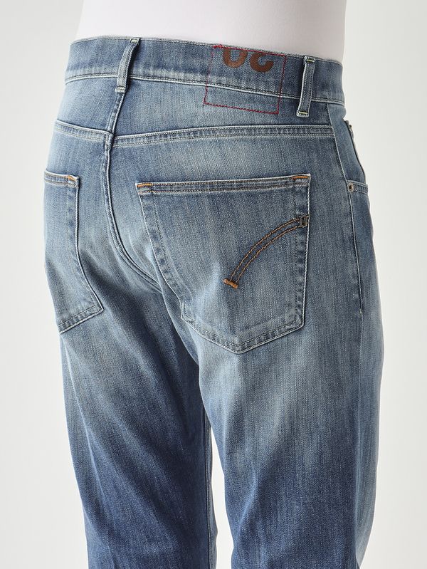 4. Jeans uomo Dian in cotone stretch Denim Medio Dondup up576ds0107ume4