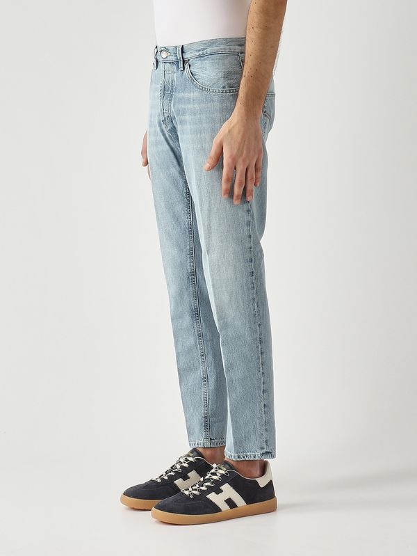 2. Men's Brighton jeans in 11 oz cotton denim Light Denim Dondup up434dfh269uj39