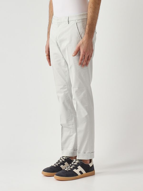 2. Herrenhose Gaubert aus Stretch-Satin Kalk Dondup up235rse036uptd