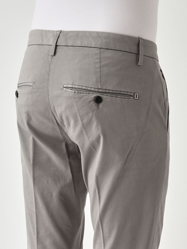 4. Herrenhose Gaubert aus Stretch-Satin Grau Dondup up235rse036uptd