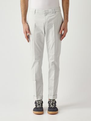 1. Herrenhose Gaubert aus Stretch-Satin Kalk
