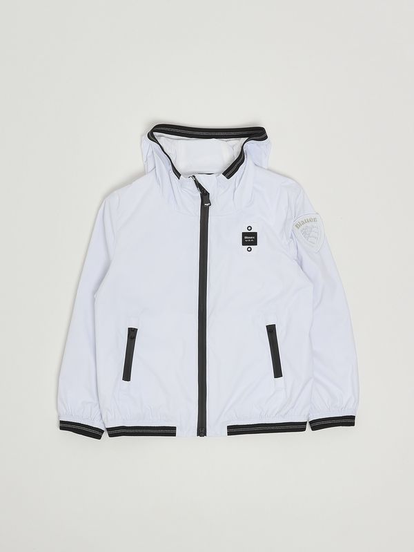 Veste Nay en nylon Blanc Blauer