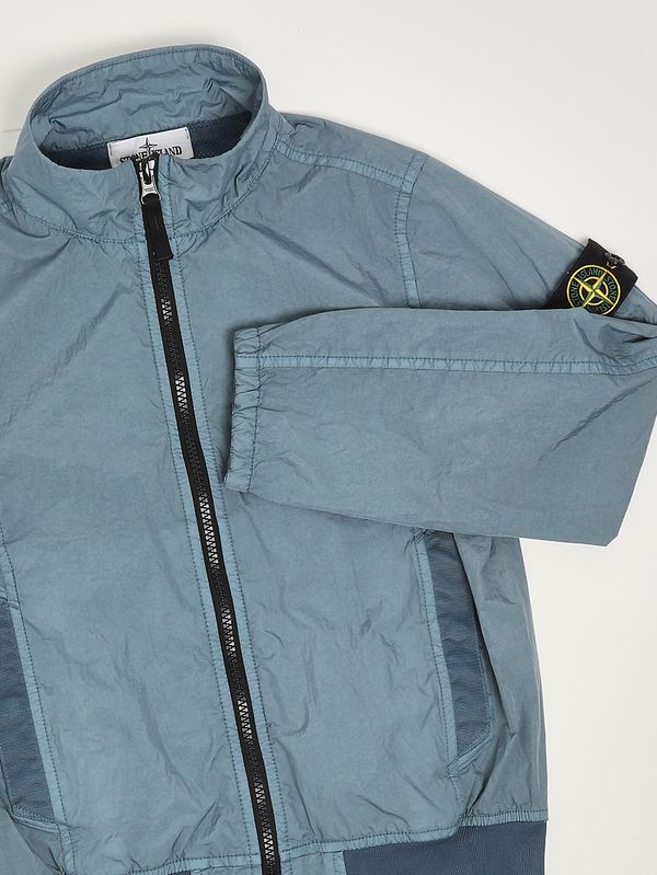 3. Giacca bambino in nylon Ceruleo Stone Island Junior l1s164100002s0a23