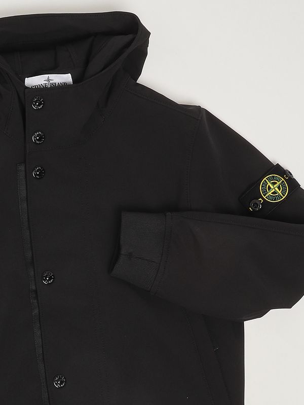 3. Giacca bambino in tessuto tecnico Nero Stone Island Junior l1s164100001s0a22