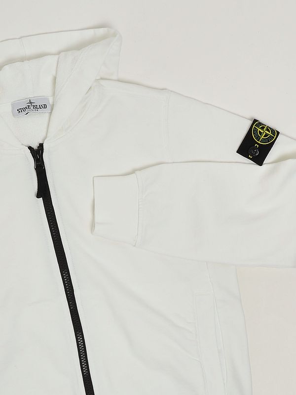 3. Kinderpullover aus Baumwolle Weiß Stone Island Junior l1s166100004s0040
