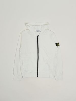 1. Kinderpullover aus Baumwolle Weiß
